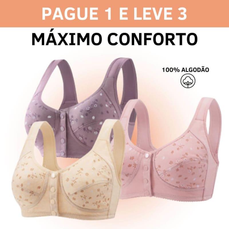 Sutiã Confortável Lady  PAGUE 1 LEVE 3 GRÁTIS + FRETE GRÁTIS