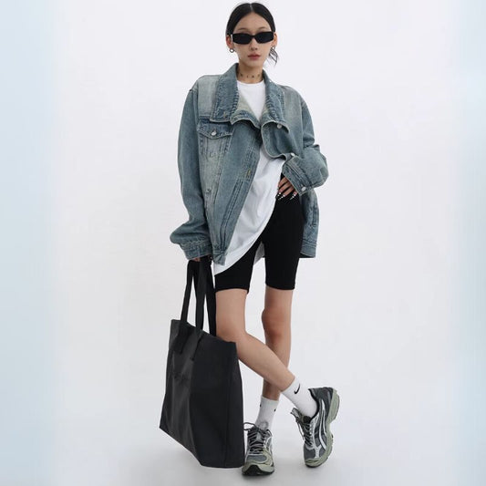 5 Looks Estilosos com a Jaqueta Feminina Jeans Gola Alta Hickman