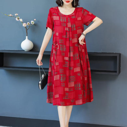 Vestido Midi Estampado Kelen