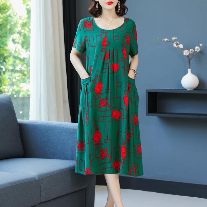 Vestido Midi Estampado Kelen