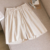 Short Feminino Solto de Linho Lana