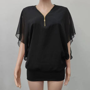 Blusa Feminina Com Zíper Betina - Coradon