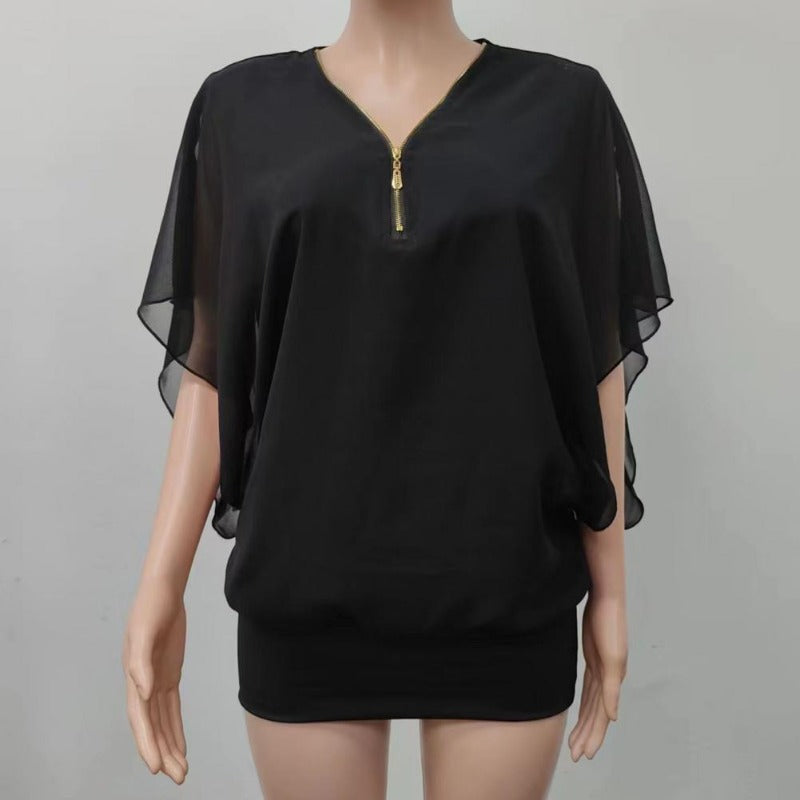 Blusa Feminina Com Zíper Betina - Coradon