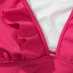 Maiô Feminino Decote Plissado Grace