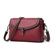 Bolsa Feminina De Couro Tiracolo Sônia Vermelho - Coradon