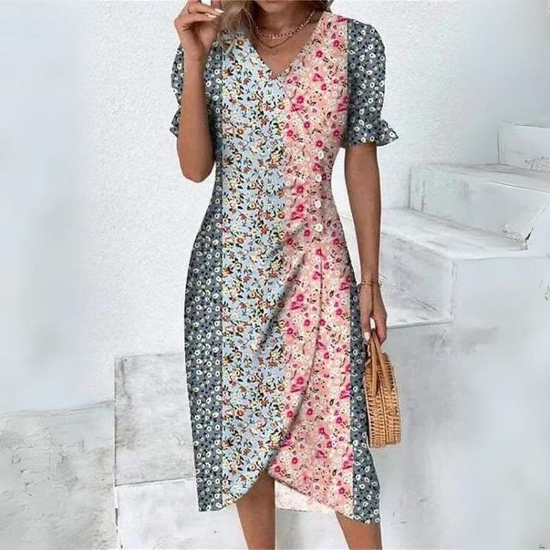Vestido Midi Plissado Ricka - Coradon