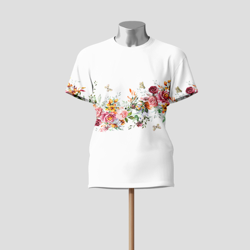 Blusa Feminina Manga Curta Floral Luciene - Coradon