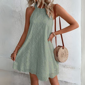 Vestido Curto Laise Forrado Marilene