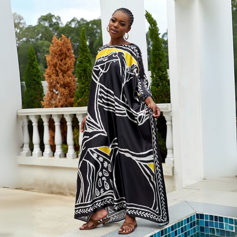 Vestido Kaftan Longo Estella