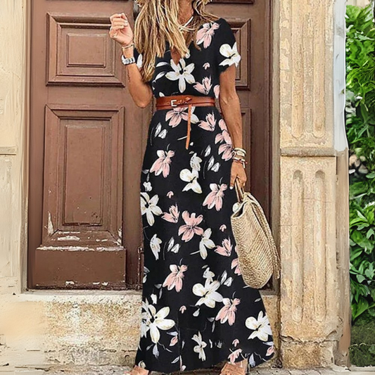Vestido Longo Fenda Lateral Astrid