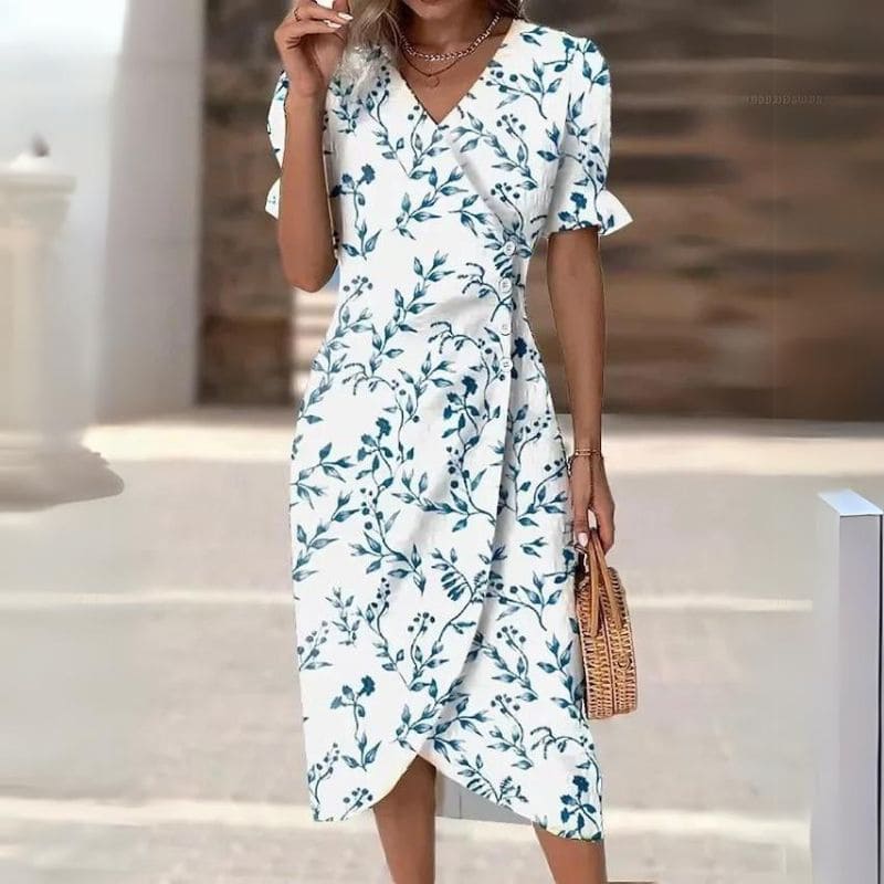 Vestido Midi Plissado Ricka - Coradon