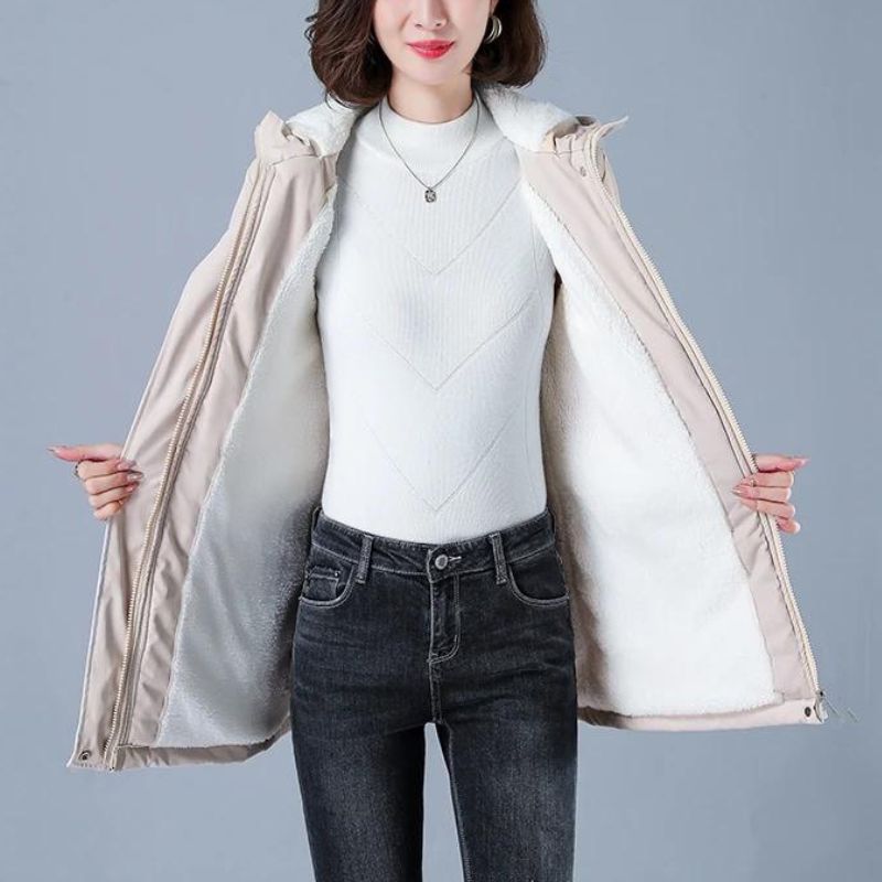 Jaqueta Parka Peluciada Feminina Flavia