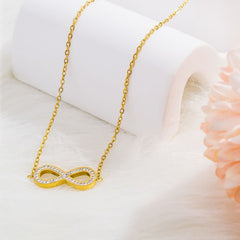 Colar Infinito Banhado a Ouro 18K