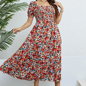 Vestido Midi Floral Anna - Coradon