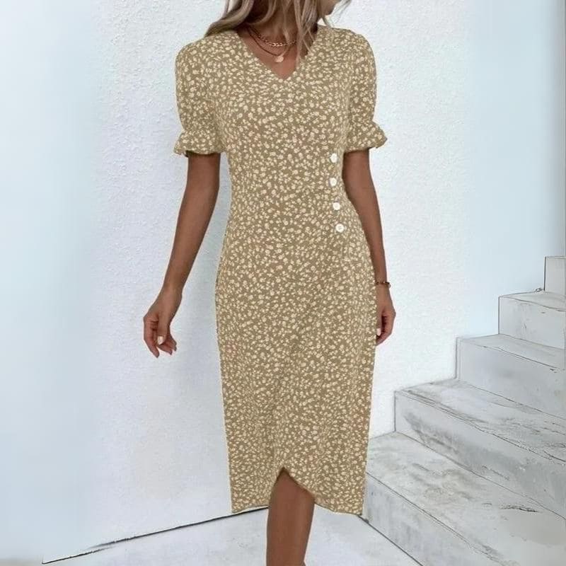 Vestido Midi Plissado Ricka - Coradon