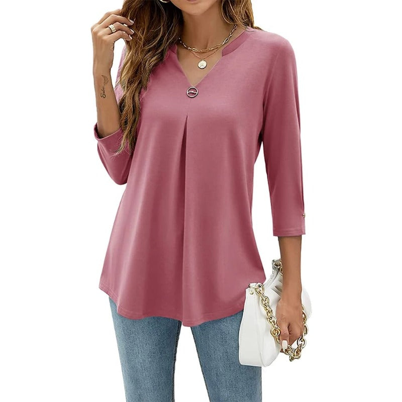 Blusa Feminina Manga 3/4 Karen - Coradon