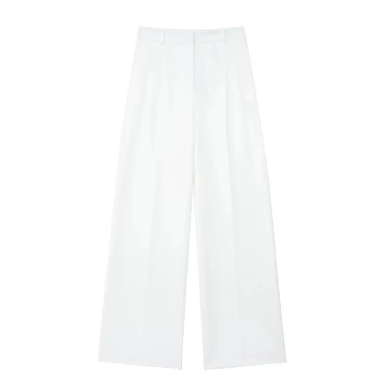 Conjunto Alfaiataria Calça Linho Branco - Coradon