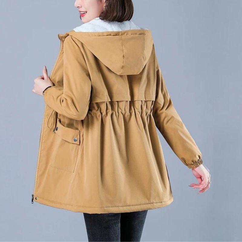 Jaqueta Parka Peluciada Feminina Flavia