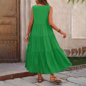 Vestido Longo Liso Cida
