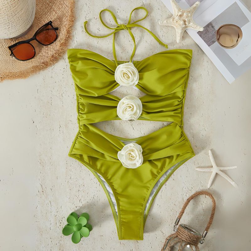 Maiô Feminino Com Flores Blosson