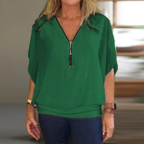 Blusa Feminina Com Zíper Betina - Coradon