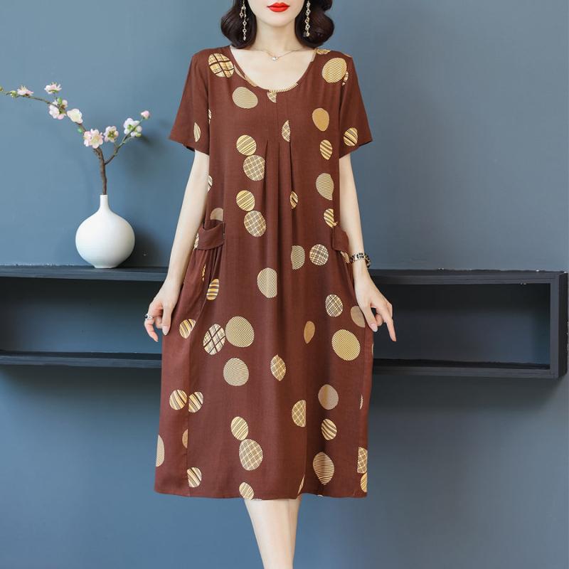 Vestido Midi Estampado Kelen