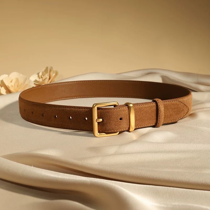 Cinto-de-Couro-Feminino-Marrom-Suede_2_Frente