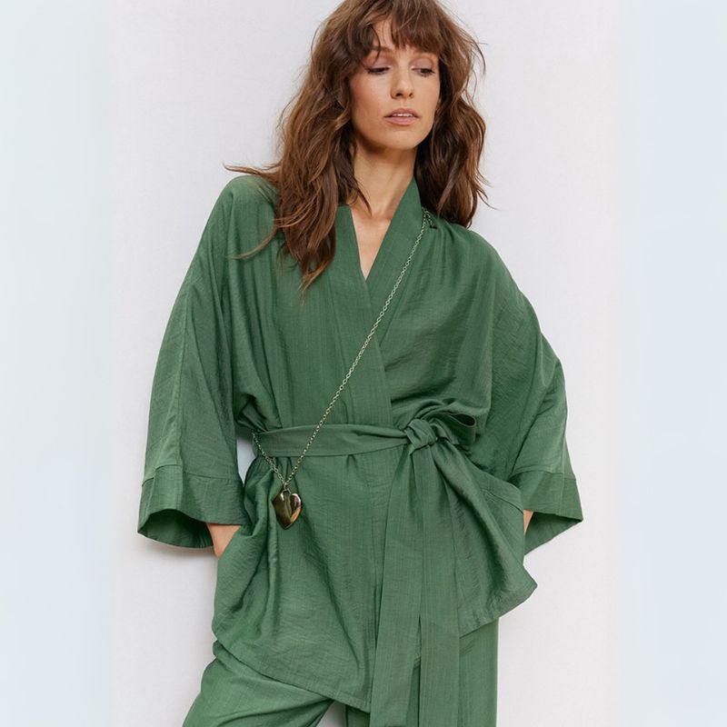 Conjunto-Feminino-Calca-e-Blusa-Verde-Magde_Detalhes-2