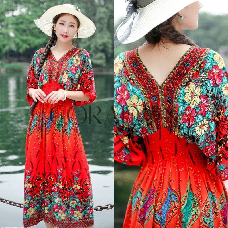 Vestido Longo Elegante Maria - Coradon