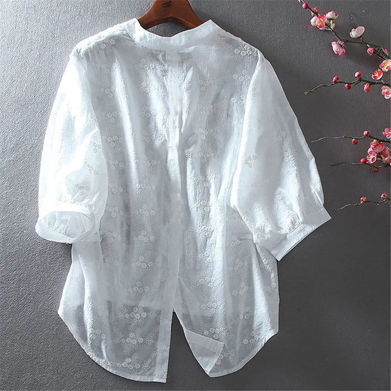 Blusa Feminina de Laise Bordada Marry - Coradon