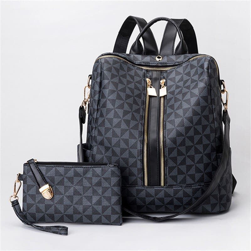 Mochila Feminina Couro Lady + BRINDE - Coradon