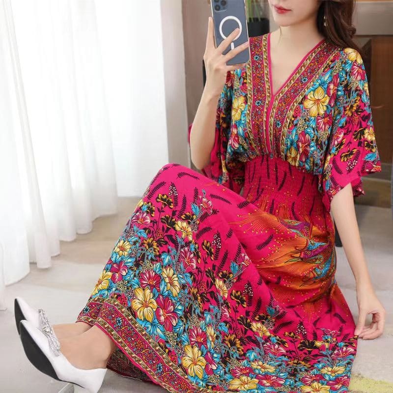 Vestido Longo Elegante Maria - Coradon