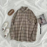 Camisa Feminina Xadrez Milley
