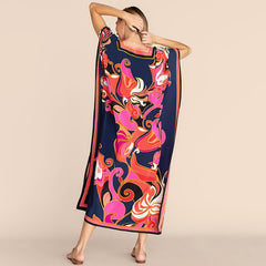 Vestido Midi Kaftan Angela