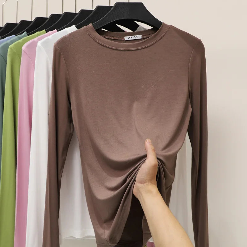 Blusa Feminina Manga Longa Modal Tech