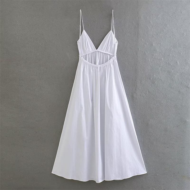 Vestido Longo Branco Larissa - Coradon