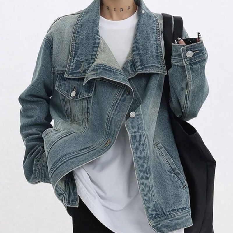 Jaqueta-Feminina-Jeans-Gola-Alta-Hickman-despojada