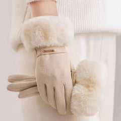 Luva-Termica-Peluciada-Touch-Screen-Flufy-bege