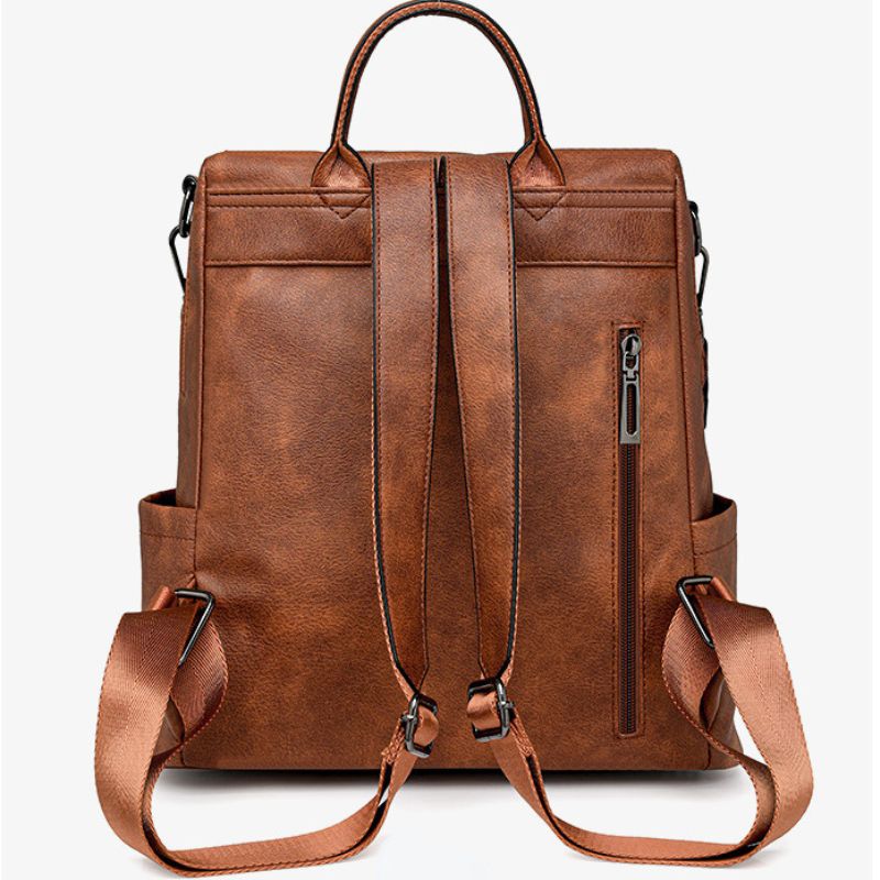 Mochila de Couro Feminina Venture + BRINDE