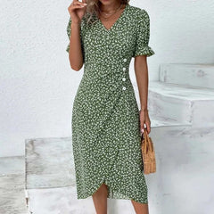 Vestido Midi Plissado Ricka - Coradon