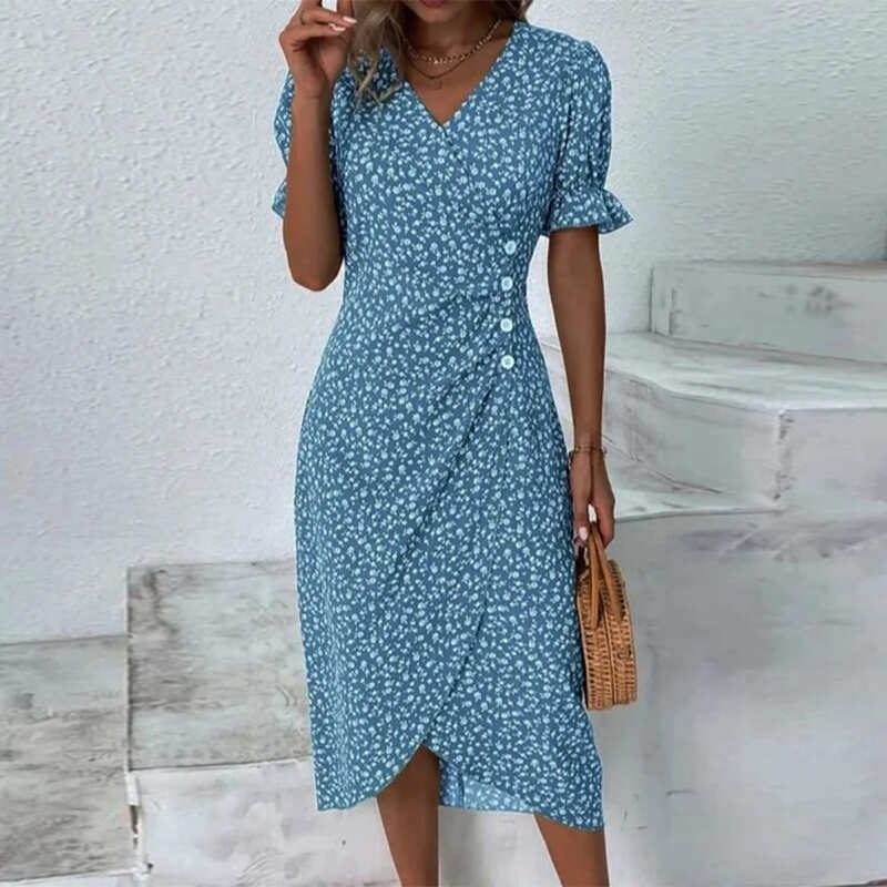 Vestido Midi Plissado Ricka - Coradon