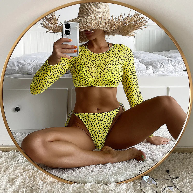 Conjunto Biquíni e Cropped Laura