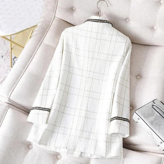 Blazer Tweed Feminino Alongado Rachel