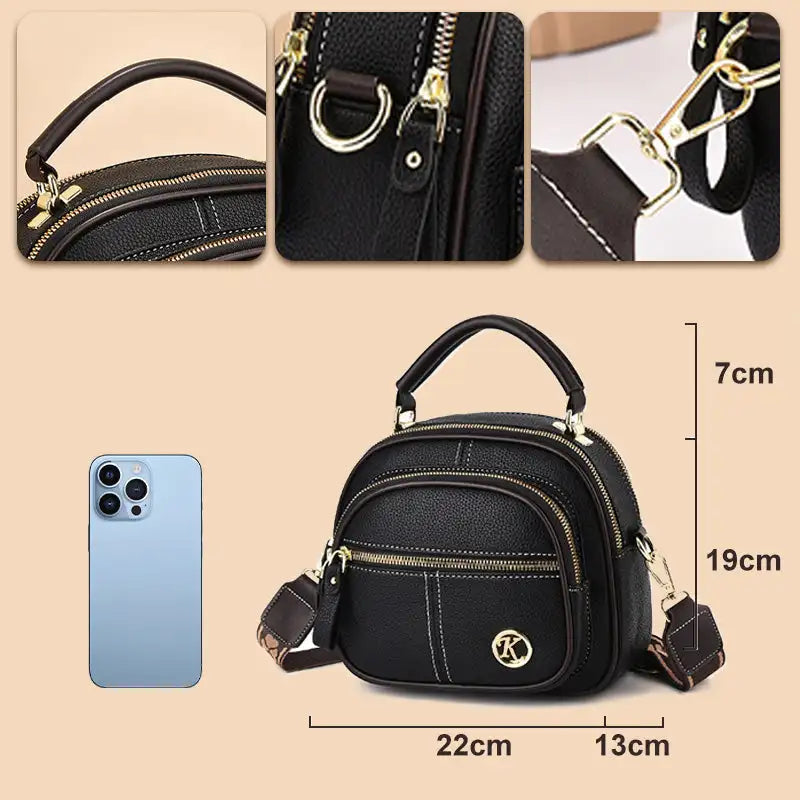 Bolsa de Couro Legítimo Karol FLASH