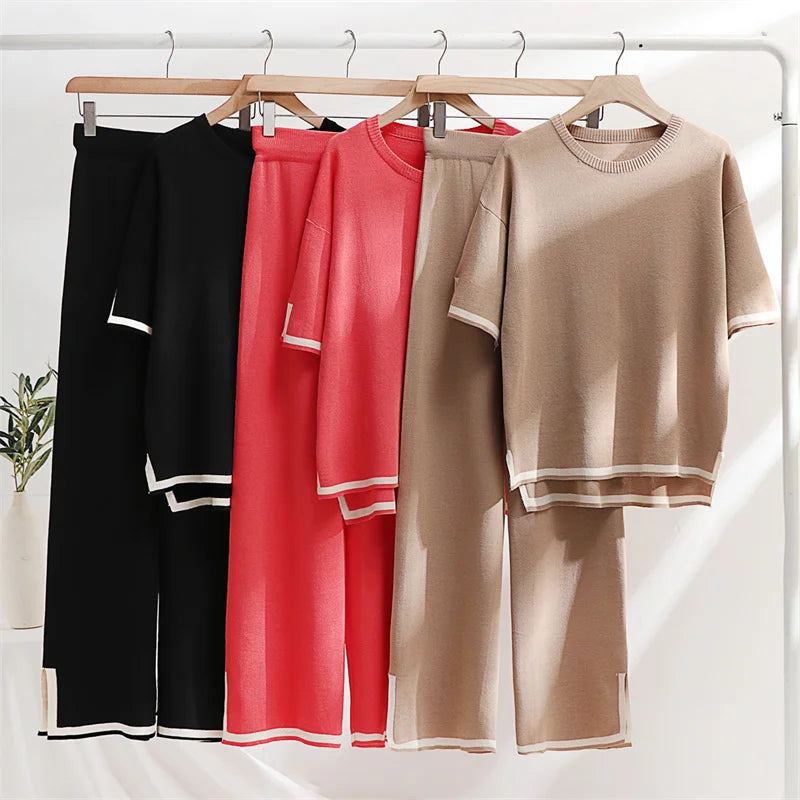 Conjunto Feminino Calça e Blusa Sweater - Coradon