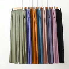 Calça Feminina Pantalona Modal Tech Mikaela