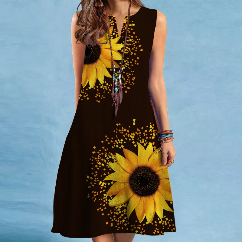 Vestido Curto Sem Mangas Karina