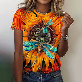Blusa Feminina Manga Curta La Femme
