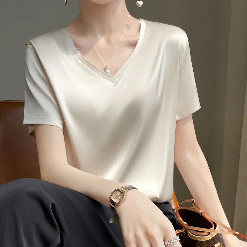 Blusa Feminina De Seda Alexa FLASH