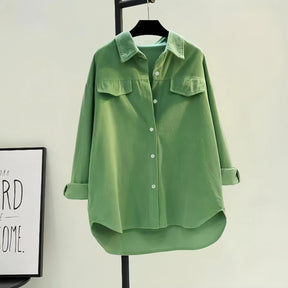 Camisa Feminina De Veludo Silmara